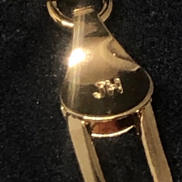 18KT Yellow Gold Filled Unisex Figaro Bracelet - Picture 5 of 11